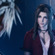 Aerith and Cloud stand ready to face Shinra.